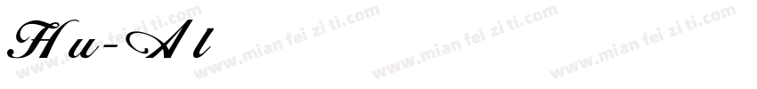 Hu-Alison Alison字体转换